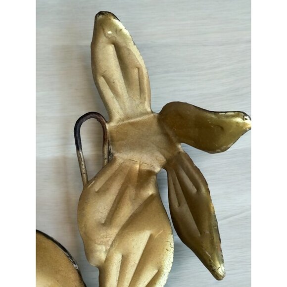 Homco Brass Butterfly & Flower Wall Art Decoration Set - Picture 7 of 7